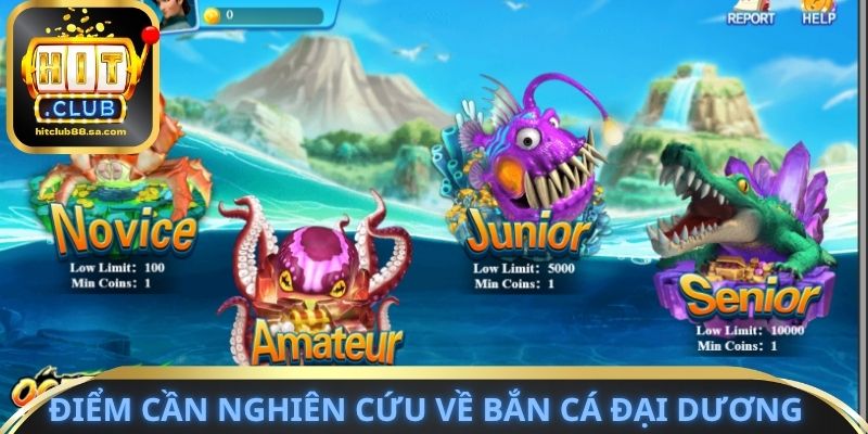 Điểm cần nghiên cứu về bắn cá đại dương