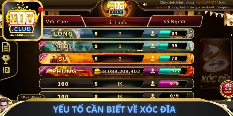 Yếu tố cần biết về xóc đĩa
